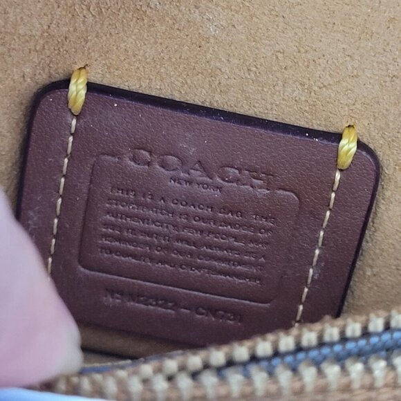 NEW Coach Tabby Mini Bag Women's Genuine Pebbled Leather Small 5x3 ** No strap* - Picture 8 of 15